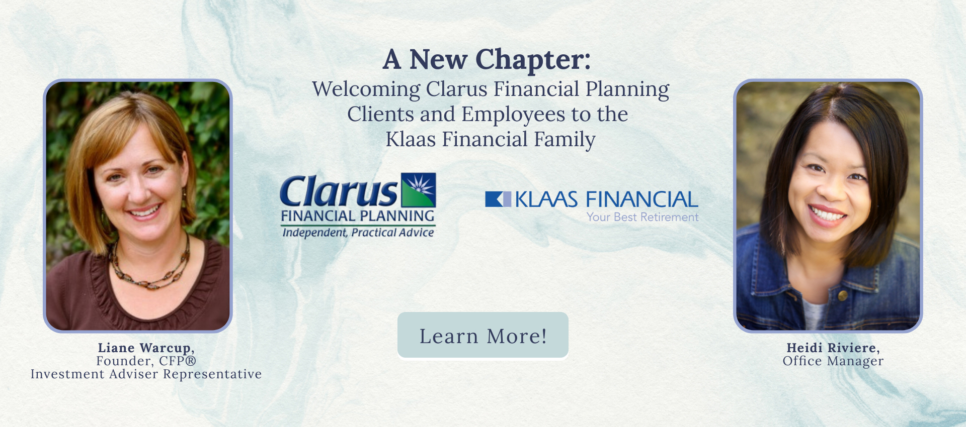 Clarus Announcement